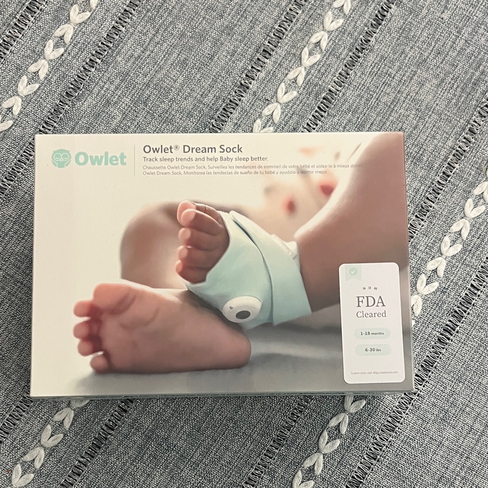 Owlet Dream Sock For Baby - New In Box